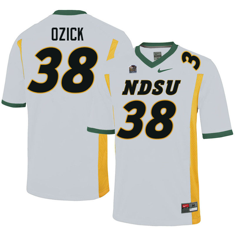 North Dakota State Bison #38 Eli Ozick College Football Jerseys Stitched-White